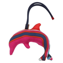 Hermes Petit H Dolphin Bag Charm Silk