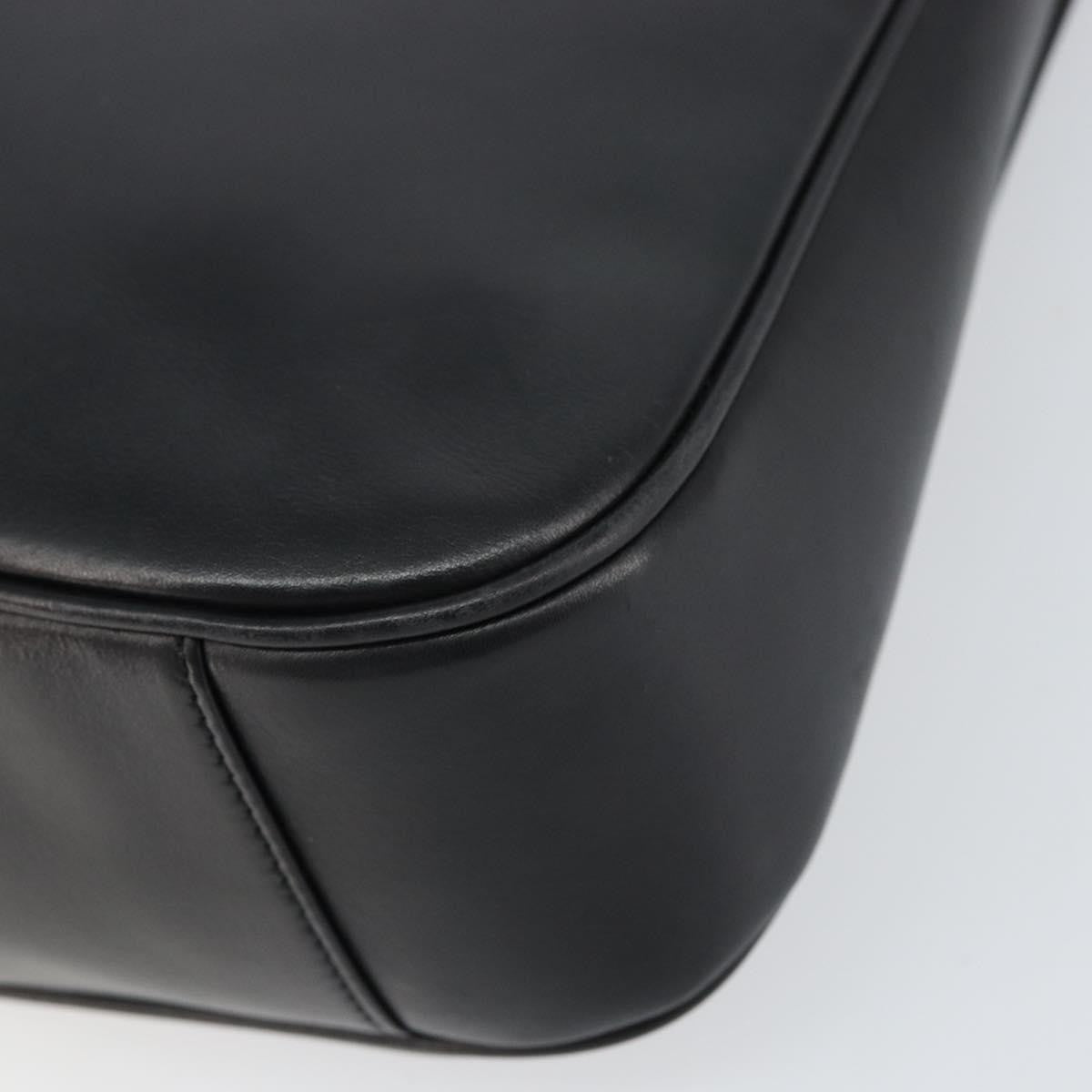 Gucci Vintage Bamboo Handle Open Hobo Leather