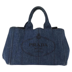 Prada Canapa Open Tote Canvas