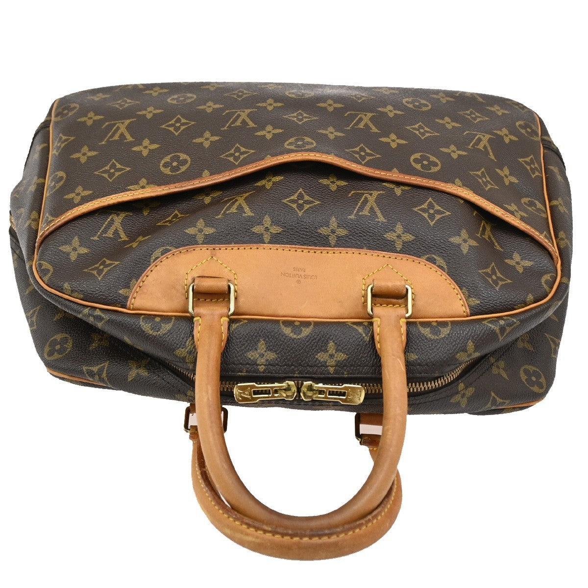Louis Vuitton Deauville Handbag Monogram Canvas