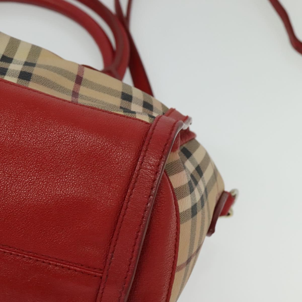 Burberry Pilgrim Satchel Haymarket Coated Canvas