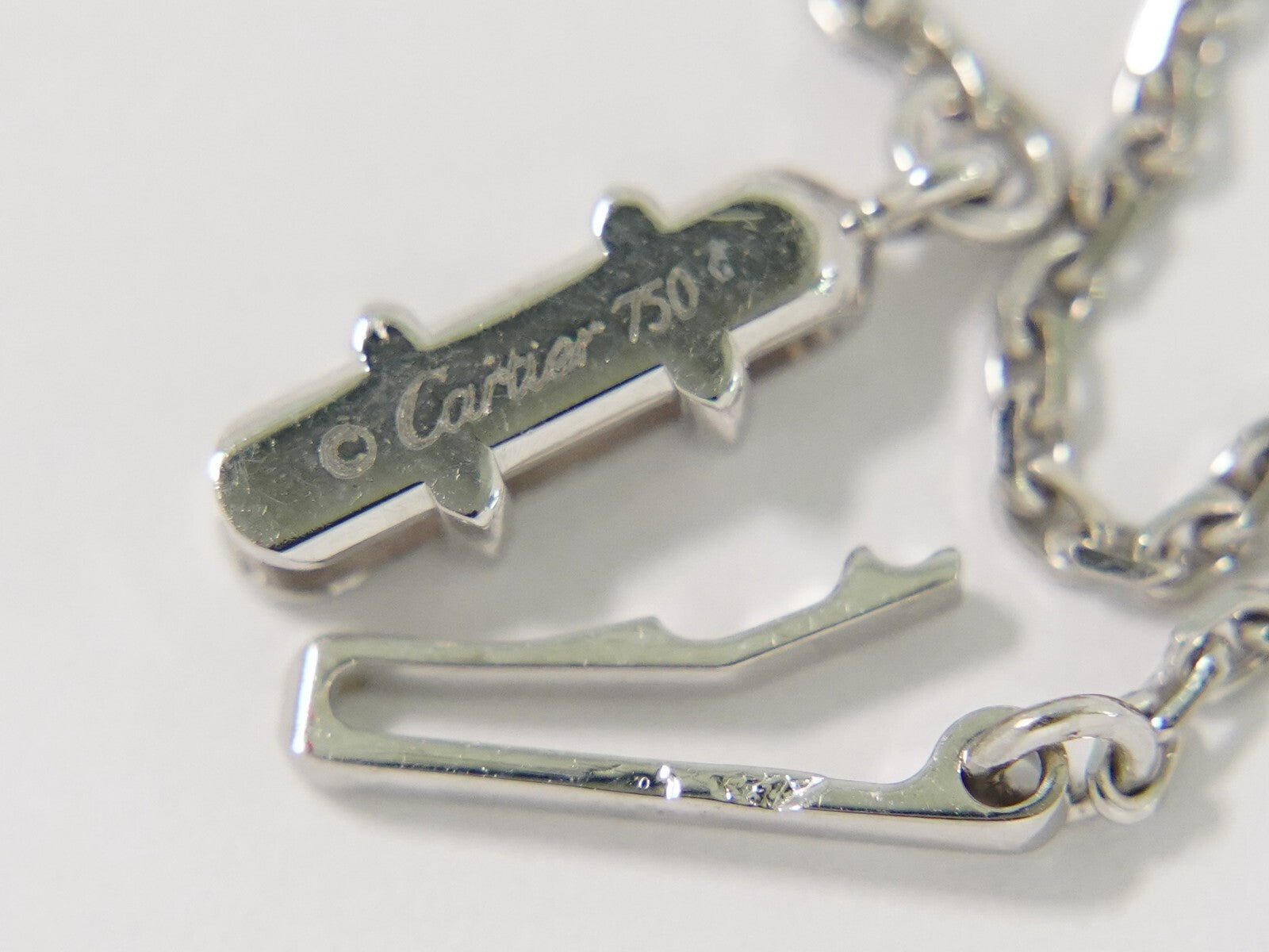 Cartier C Heart de Cartier Pendant Necklace 18K White Gold with Diamond