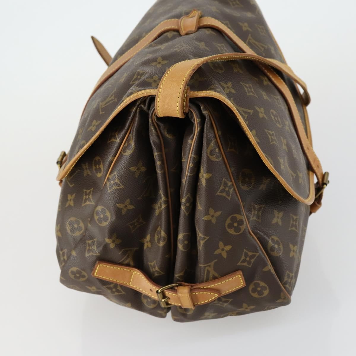 Louis Vuitton Saumur Handbag Monogram Canvas