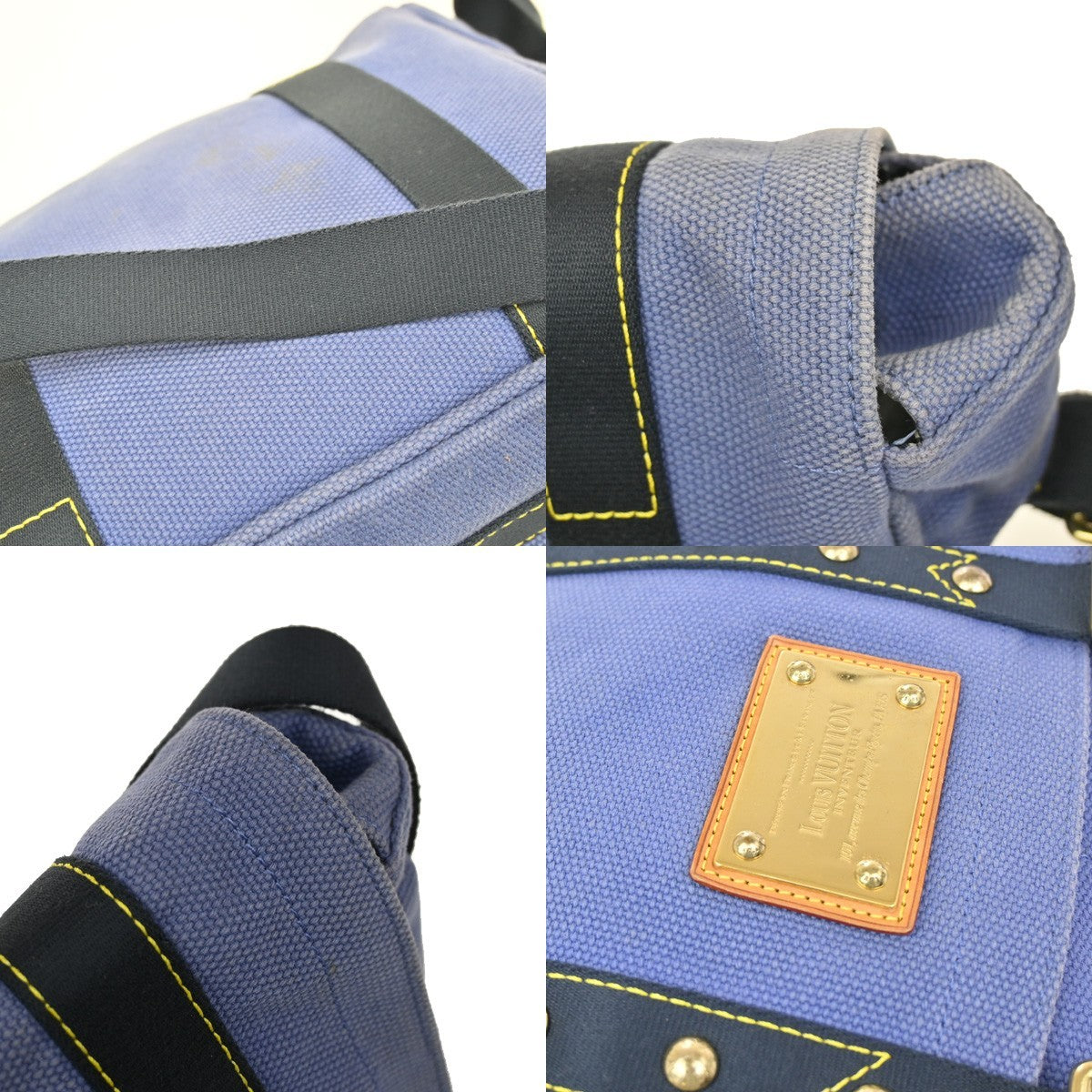 Louis Vuitton Antigua Besace Messenger Bag Canvas