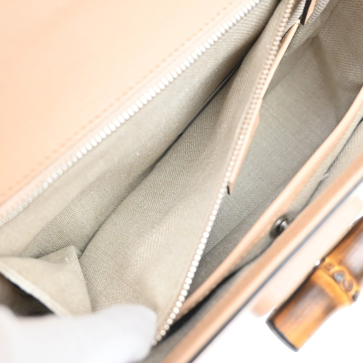 Gucci Bamboo 1947 Top Handle Bag Leather