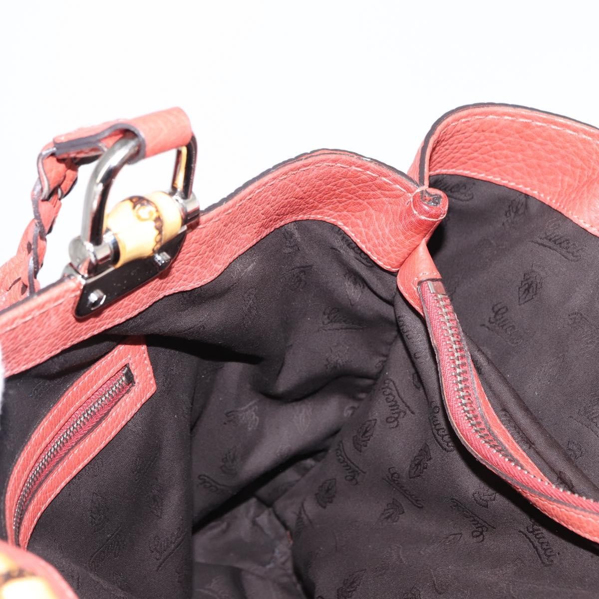 Gucci Vintage Bamboo Handle Bag Leather
