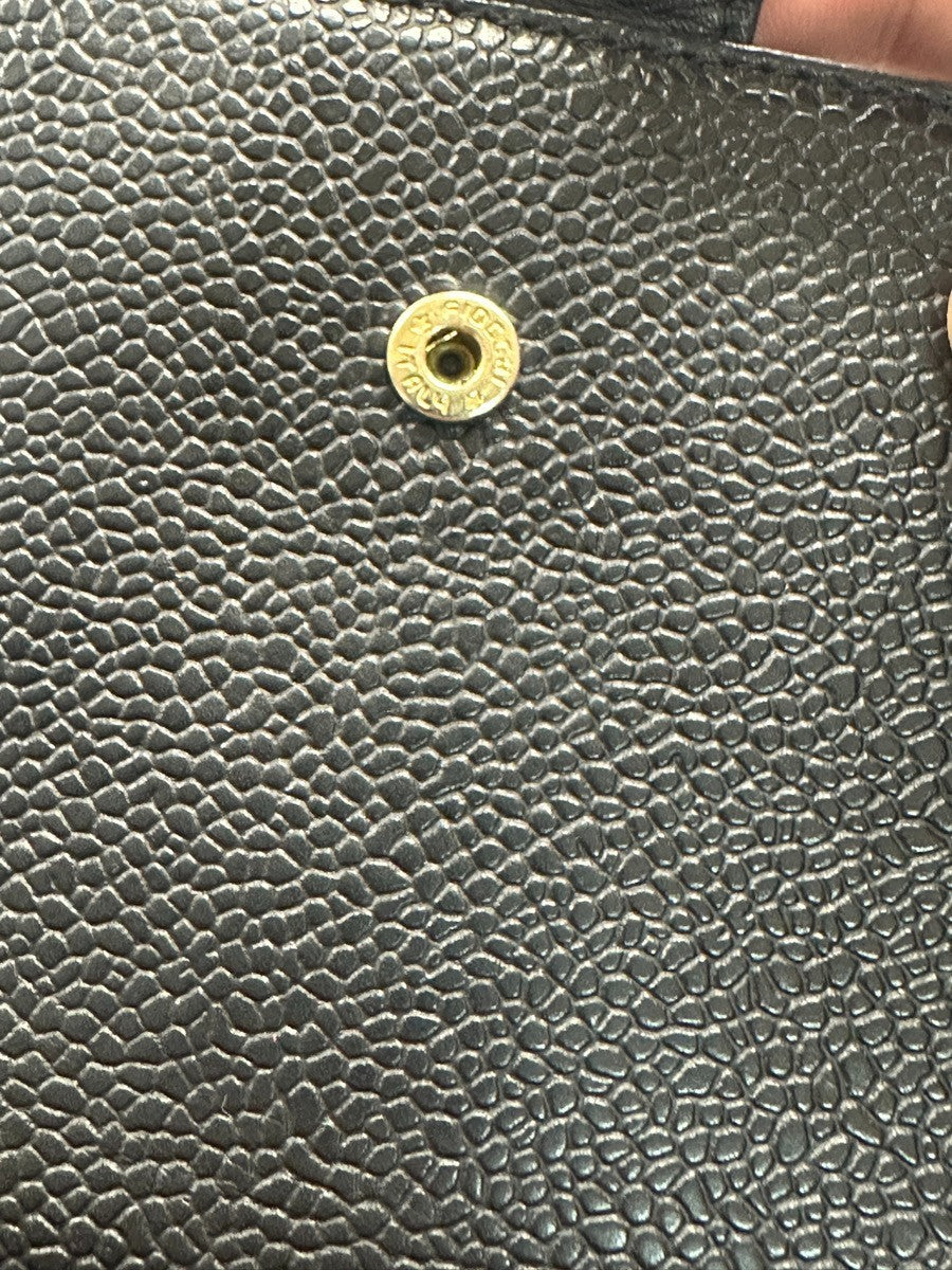 Chanel Timeless Trifold Wallet Leather