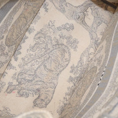Christian Dior Book Tote Embroidered Canvas