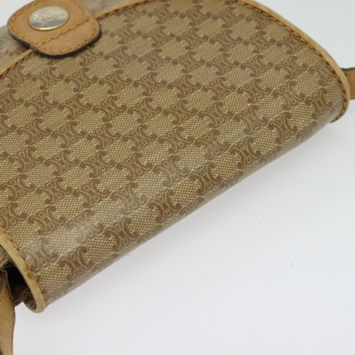 Celine Vintage Macadam Shoulder Bag Macadam Canva  Vinyl