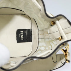 Fendi FF Logo Mon Tresor Bucket Bag Canvas