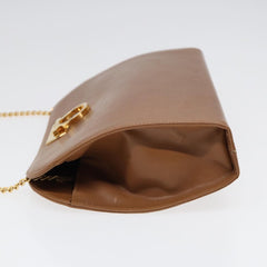 Salvatore Ferragamo Vintage Gancini Chain Shoulder Bag Leather