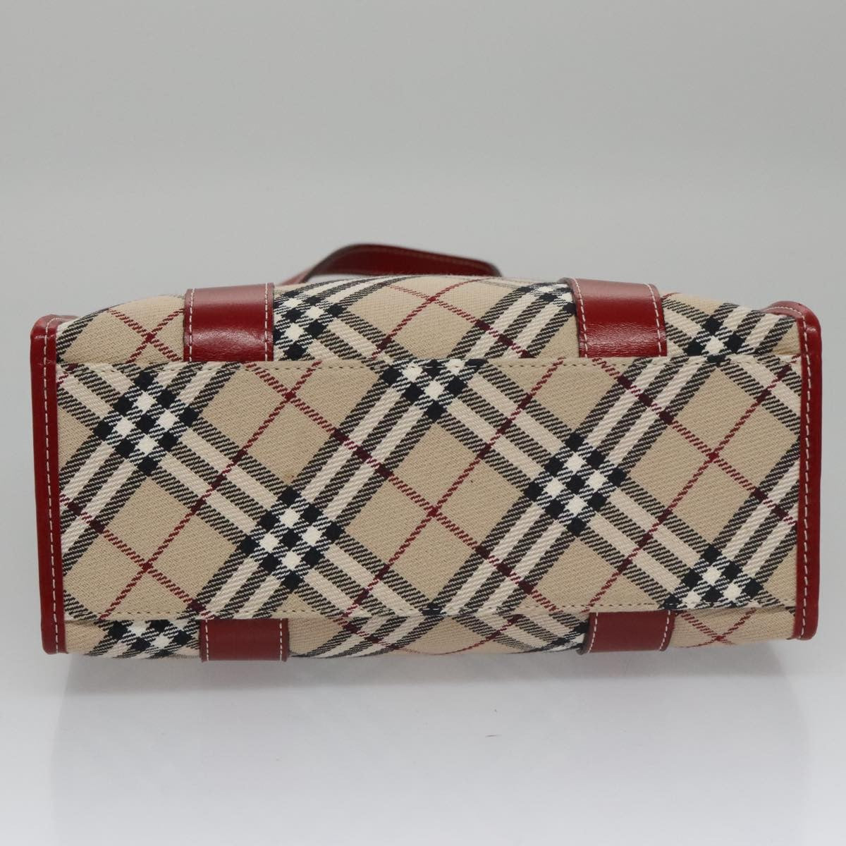 Burberry Nova Check Tote Canvas and Leather