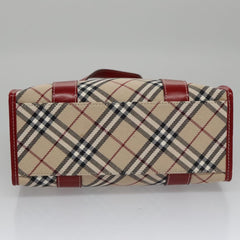 Burberry Nova Check Tote Canvas and Leather
