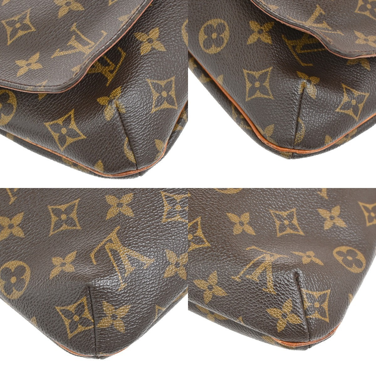 Louis Vuitton Musette Tango Handbag Monogram Canvas