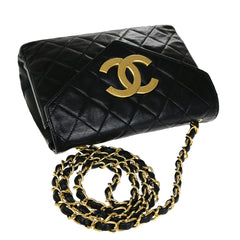 Chanel Vintage Envelope Flap Bag Quilted Lambskin