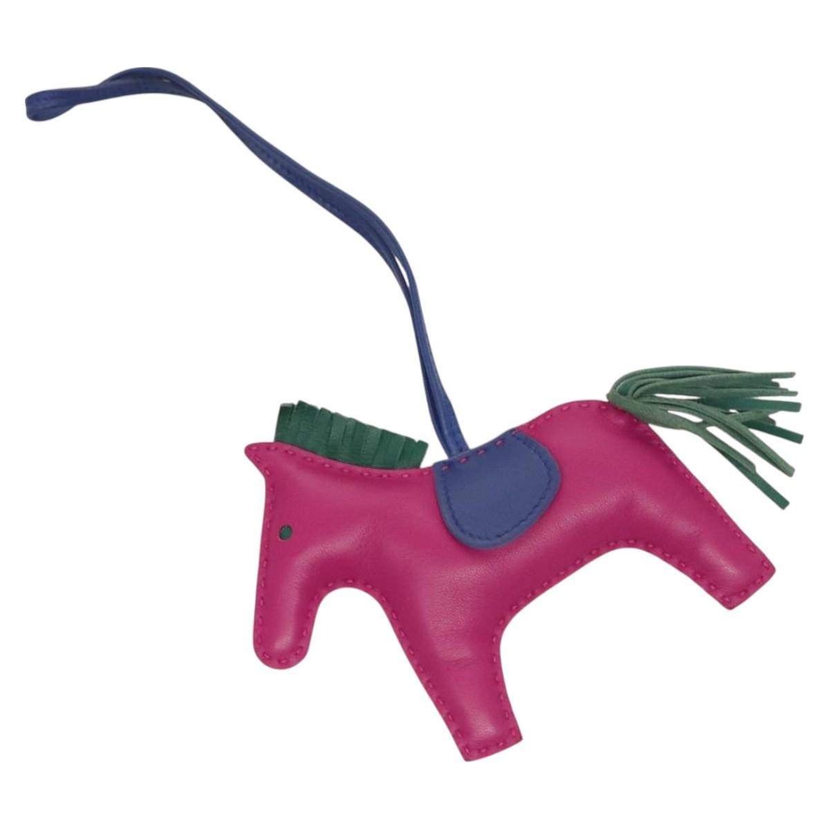 Hermes GriGri Rodeo Bag Charm Leather