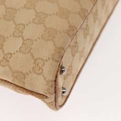 Gucci Vintage Ring Tote GG Canvas with Leather