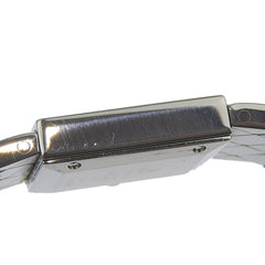 Chanel Matelasse Quartz Watch Stainless Steel with Diamond Bezel