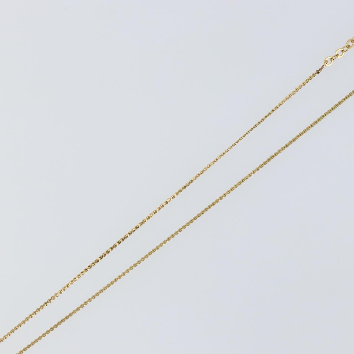 Christian Dior CD Pendant Necklace Metal and Crystals