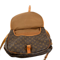 Louis Vuitton Saumur Handbag Monogram Canvas