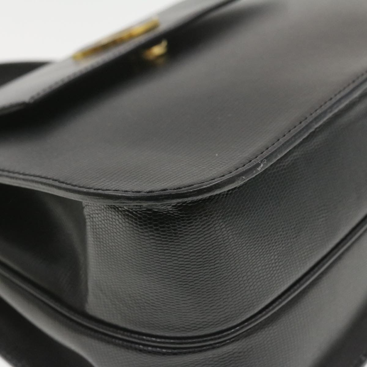 Celine Circle Logo Handbag Leather