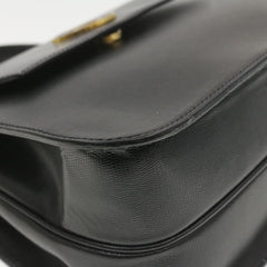 Celine Circle Logo Handbag Leather