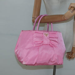 Prada Bow Tote Tessuto with Leather