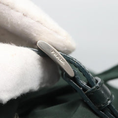 Prada Front Pocket Buckle Backpack Nylon