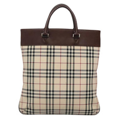 Burberry Nova Check Tote Nylon