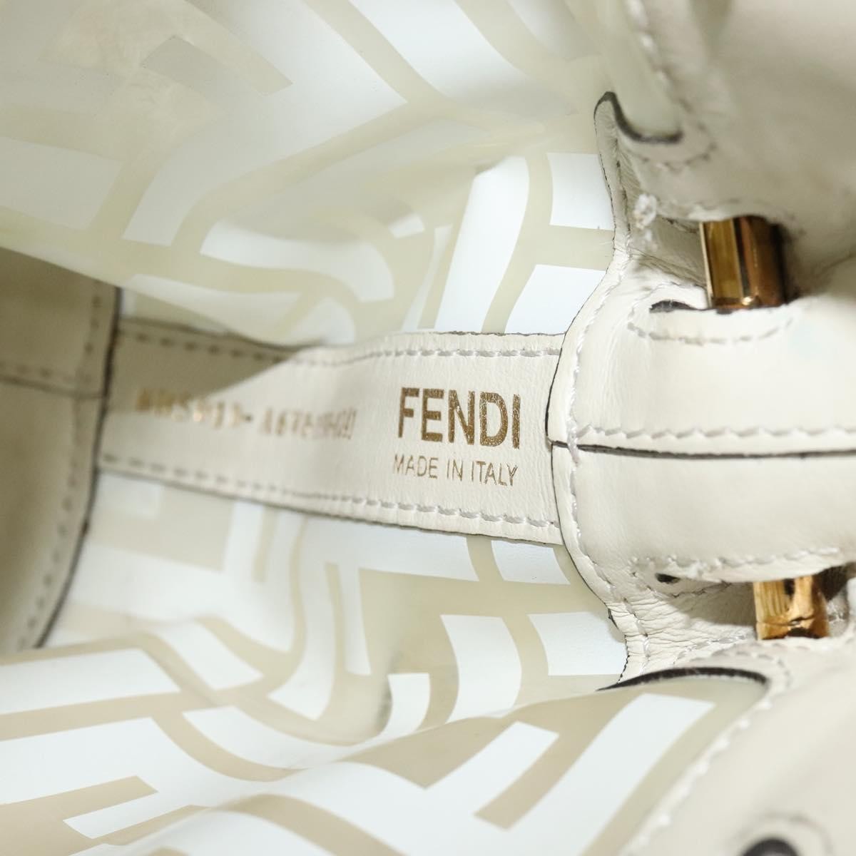 Fendi FF Logo Mon Tresor Bucket Bag Canvas