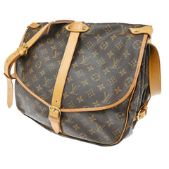 Louis Vuitton Saumur Handbag Monogram Canvas