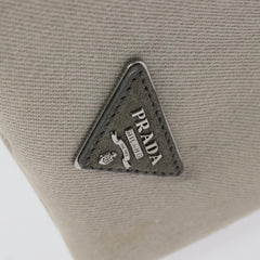 Prada Canapa Convertible Tote Rhinestone Embellished Denim