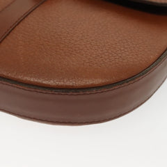 Burberry Flap Shoulder Bag Leather