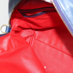 Celine Circle Logo Handbag Leather