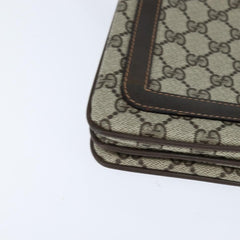 Gucci Ophidia Zip Shoulder Bag GG Coated Canvas