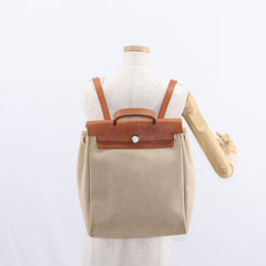 Hermes Herbag A Dos Backpack Toile