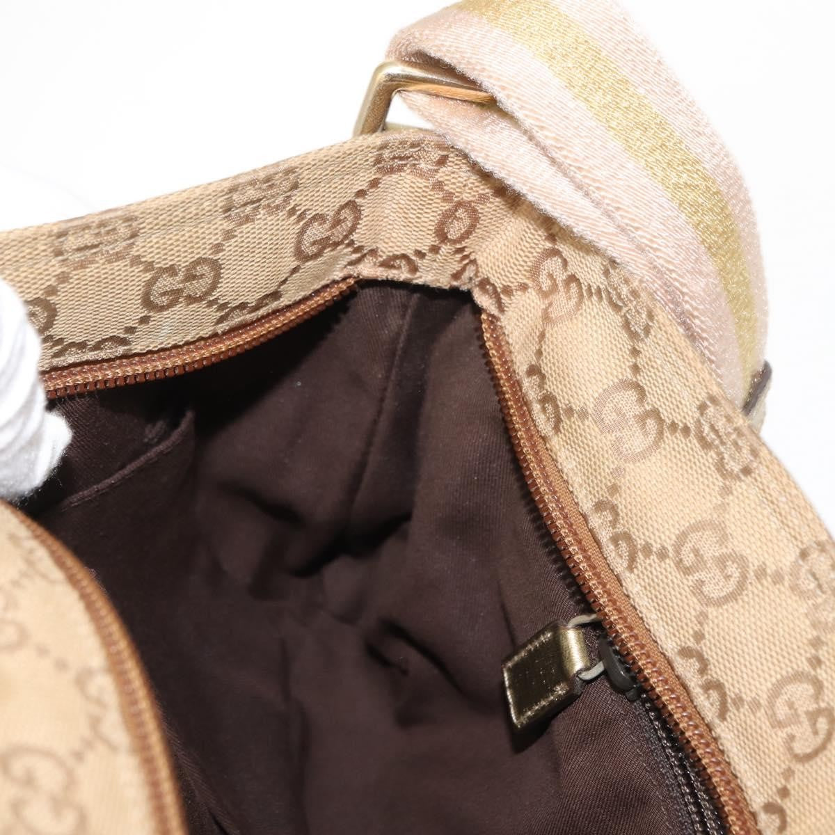 Gucci Web Strap Messenger Bag GG Canvas