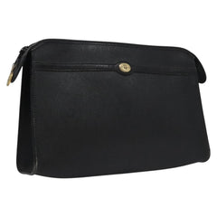 Christian Dior Vintage Honeycomb Zip Pouch Coated Canvas