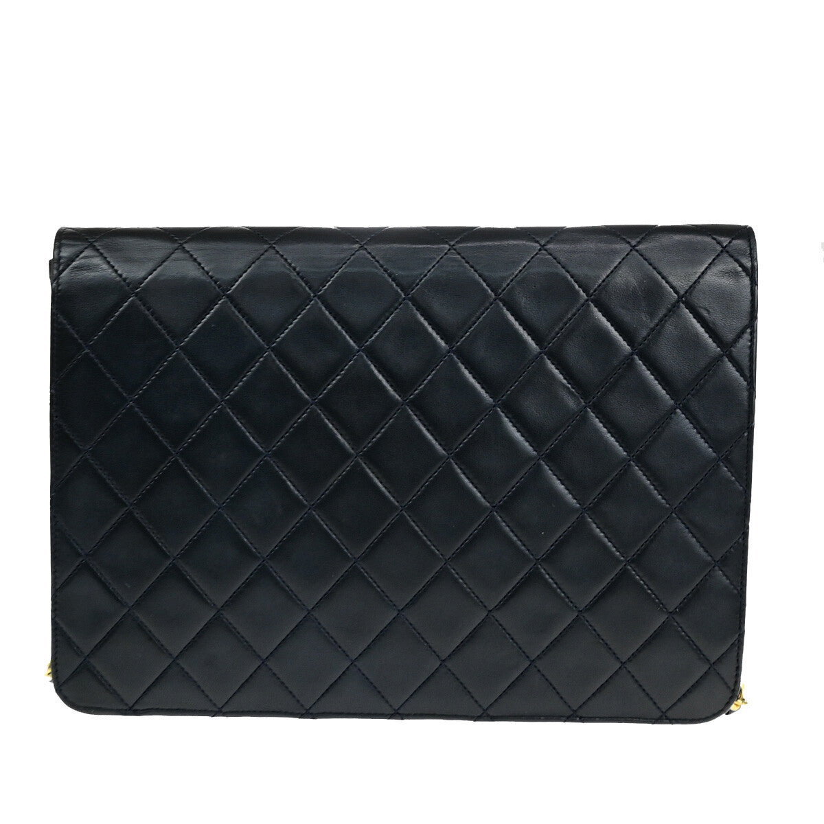 Chanel Vintage Chain Flap Bag Quilted Leather