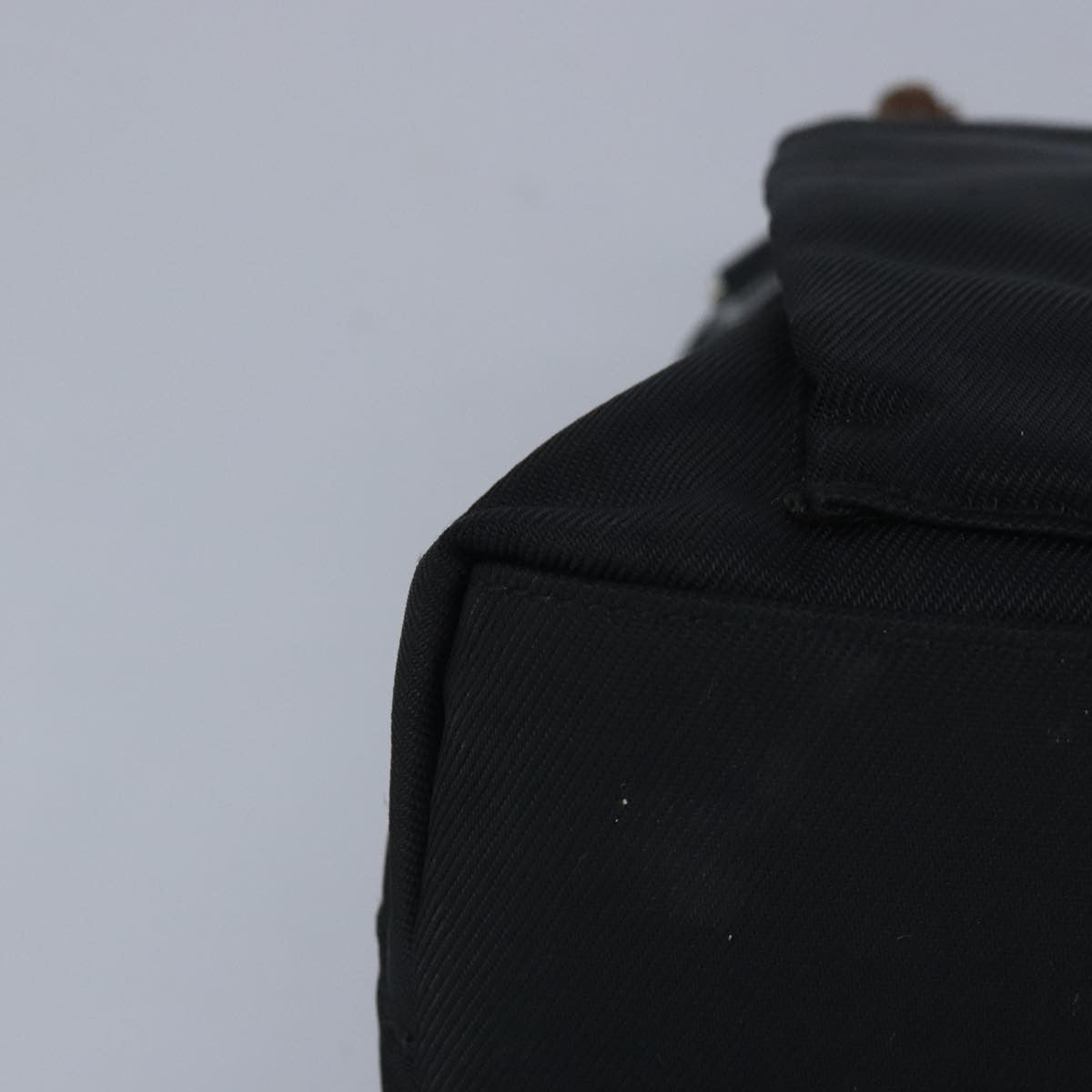 Gucci Bamboo Zip Pouch Nylon & Leather