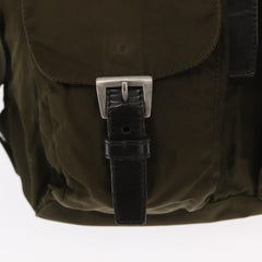 Prada Double Front Pocket Backpack Tessuto