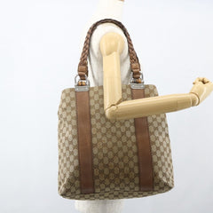 Gucci Bamboo Bar Tote GG Canvas