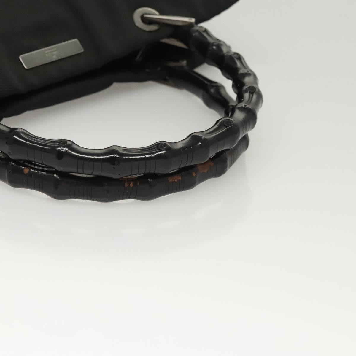 Gucci Vintage Bamboo Handle Tote Nylon