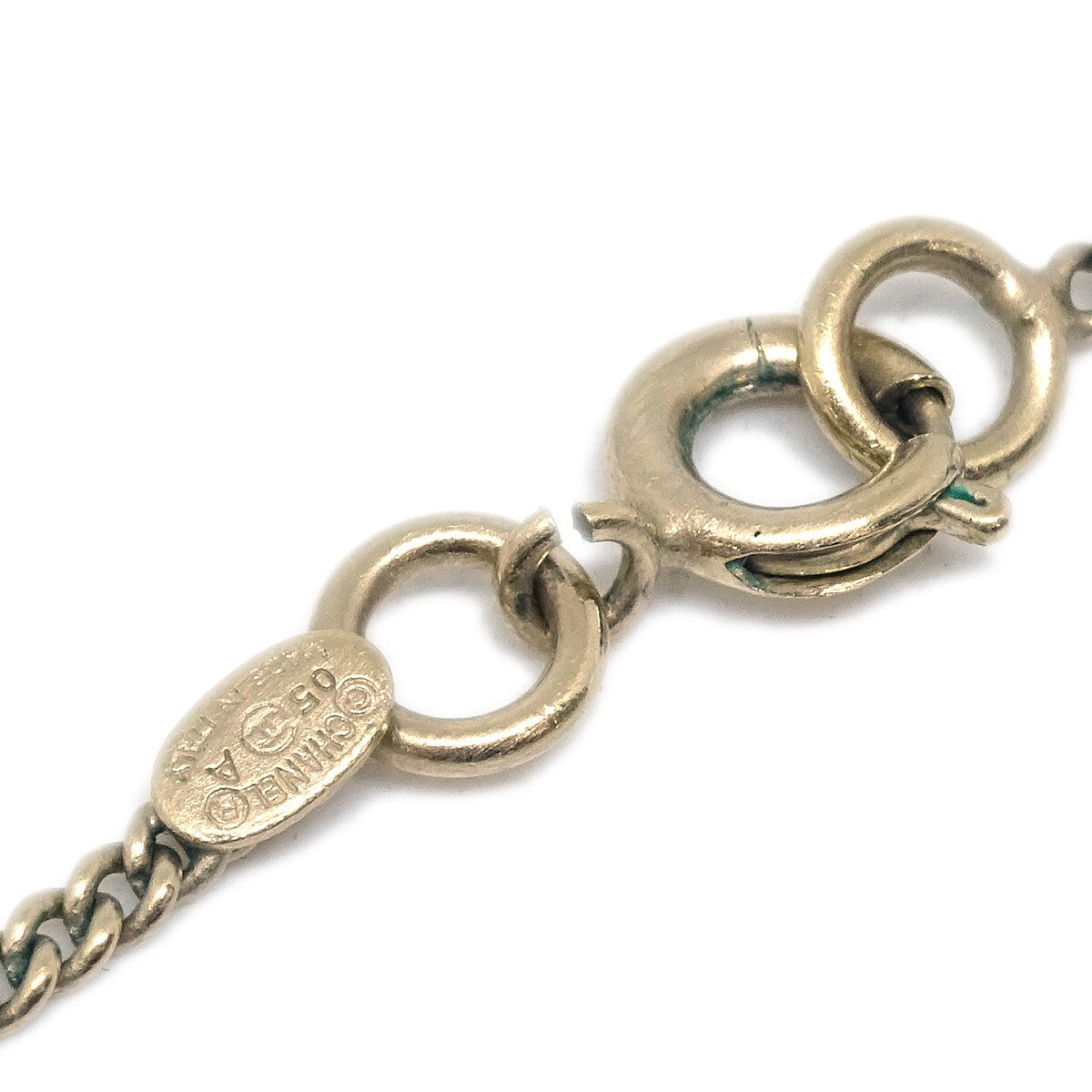 Chanel CC Bow Necklace Gold-plated with Artificial pearl