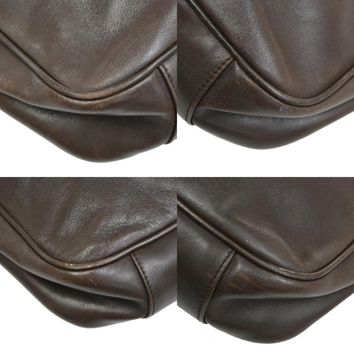 Gucci Vintage Bamboo Shoulder Bag Leather