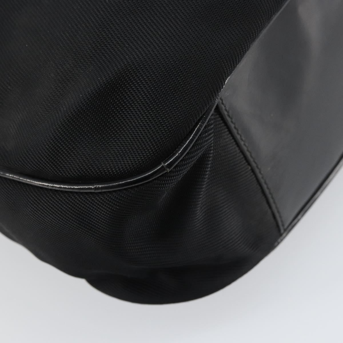 Gucci Vintage Bamboo Handle Open Hobo Nylon