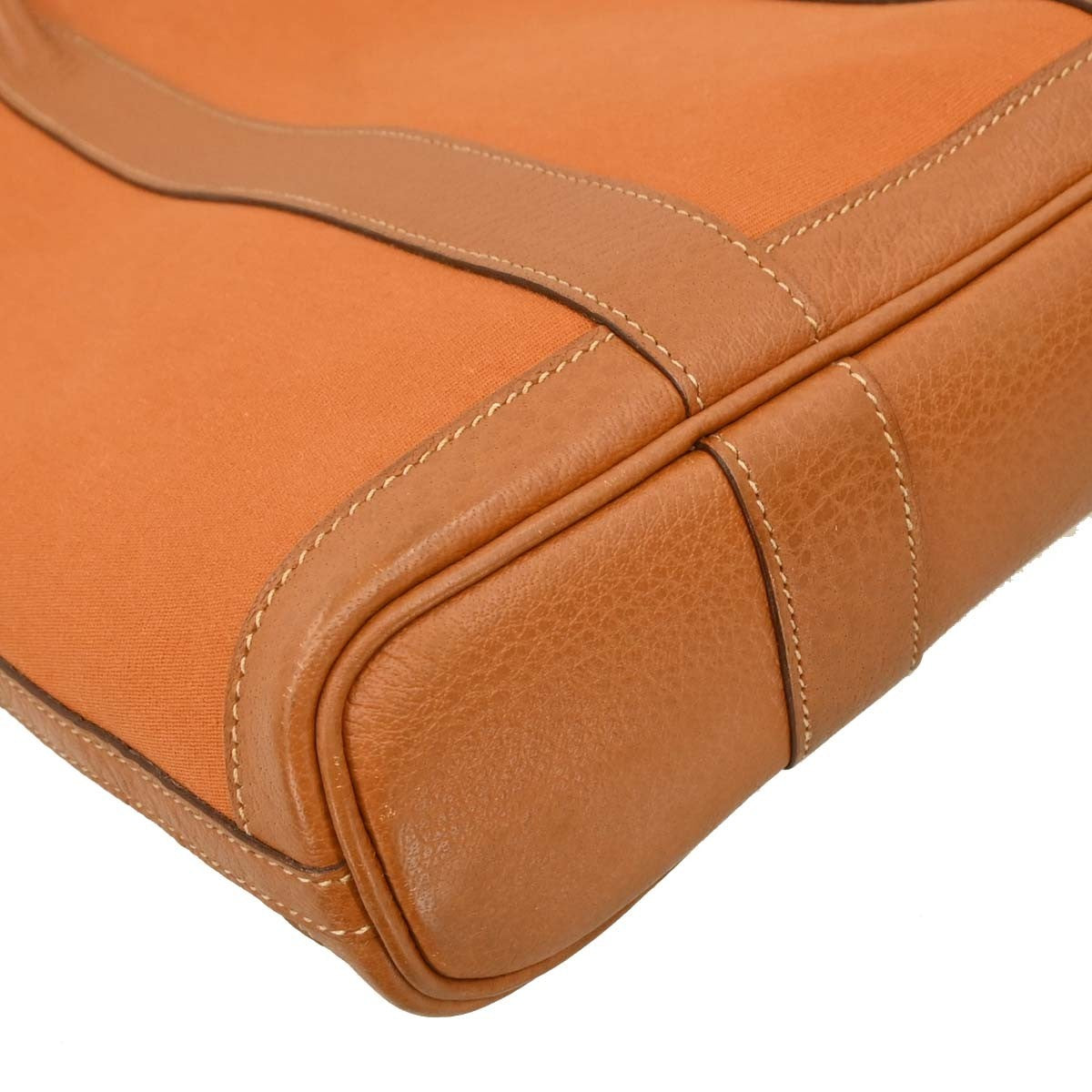 Hermes Garden File Tote Toile and Leather