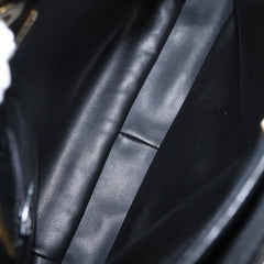 Bally Vintage Chain Shoulder Bag Quilted Leather