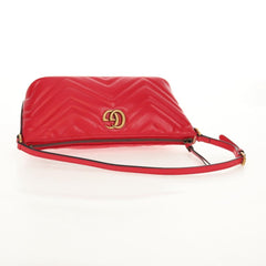 Gucci GG Marmont Pochette Shoulder Bag Matelasse Leather