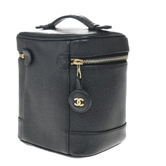Chanel Vintage Timeless Cosmetic Case Caviar